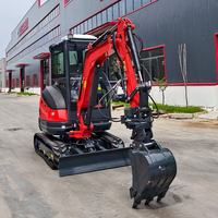Machines de terrassement Mini excavatrice 2.5 tonnes La plus petite excavatrice de type chenille