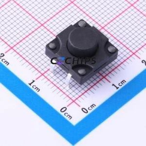 K2-1841DP-F4SW-02 Tactile Switch Through hole Component (THT)-4P,12x12mm Switch 2.5N Through Hole 12mm 12mm - Product Image 1