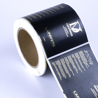 Étiquettes autocollantes personnalisées pour bouteilles, impression adhésive, logo, feuille d'or, design d'emballage, étiquettes imperméables, étiquettes UV privées