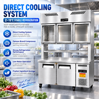 Équipement de réfrigération et de congélation commercial pour cuisine de restaurant avec acier inoxydable, garantie 1 an