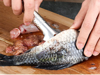 Écailleur à poisson en acier inoxydable, outil de détartrage rapide, grattoir manuel pour écailles de poisson, gadget de nettoyage pour la cuisine, la maison et le restaurant