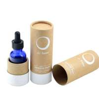 Boîtes en carton cylindriques écologiques recyclables personnalisées pour cosmétiques, huiles essentielles, parfums, soins de la peau, mascara, tube en papier kraft