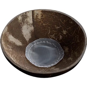 Handmade Coconut Shell <b>Tea</b> Strainer Reusable Matte Finish <b>Tea</b> Infuser For Kung Fu <b>Tea</b> <b>Set</b> - Product Image 5