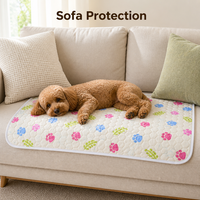 Tapis d'entraînement pour chien lavable, dernière conception, avec support antidérapant, super absorbant, imperméable et réutilisable pour animaux de compagnie