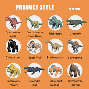 Nuevo Juguete Sorpresa: Huevos de Dinosaurio con 12 Diseños Aleatorios, Juego de Construcción DIY para Niños, para Armar Dinosaurios y Animales - Product Image 2
