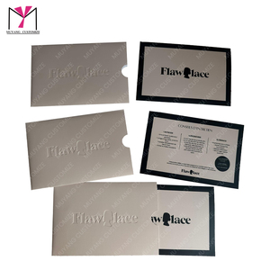 MUYANG Embossed Paperboard Business Card Set With Hair Care Tips Insert - Product Image 5