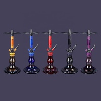 Özelleştirilmiş yeni tasarım Premium Qualityshisha yüksek kalite karbon Fiber nargile Shisha plastik nargile hortum için Set