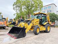 Tracteur à quatre roues motrices avec pelle rétrocaveuse CAT de marque réputée, CAT420F, en stock, prêt à l'emploi, prix bas, haute qualité