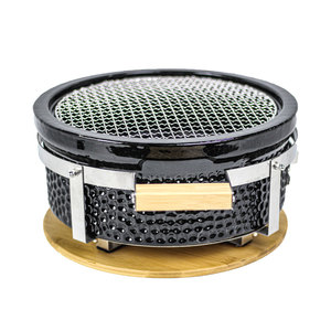 Barbecue portable au charbon <span class=keywords><strong>de</strong></span> bois Auplex, gril rond en fonte, barbecue <span class=keywords><strong>de</strong></span> <span class=keywords><strong>table</strong></span> <span class=keywords><strong>japonais</strong></span> Yakitori, poêle Hibachi, barbecue <span class=keywords><strong>de</strong></span> bureau pour le camping - Product Image 2