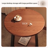 Vente en gros de meubles de salon pour la maison table basse d'appoint de canapé simple et moderne en bois avec trèfle