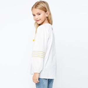 Ropa de Moda 2017, Blusa de Verano para Niña, Diseños de Blusas Bordadas Estilo Kurti - Product Image 2