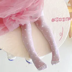 Mùa Hè Mới Dot Trẻ Em Mỏng Thoáng Khí Trắng Vớ Bé Gái Dễ Thương Vớ Xà Cạp Mềm Trẻ Em Pantyhose Cho Cô Gái