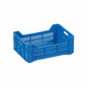 KE 911 Perforated <b>Crate</b> Virgin HDPE Heavy Duty Stackable Industrial Storage Agriculture Harvest Purpose Recyclable Foldable - Product Image 2