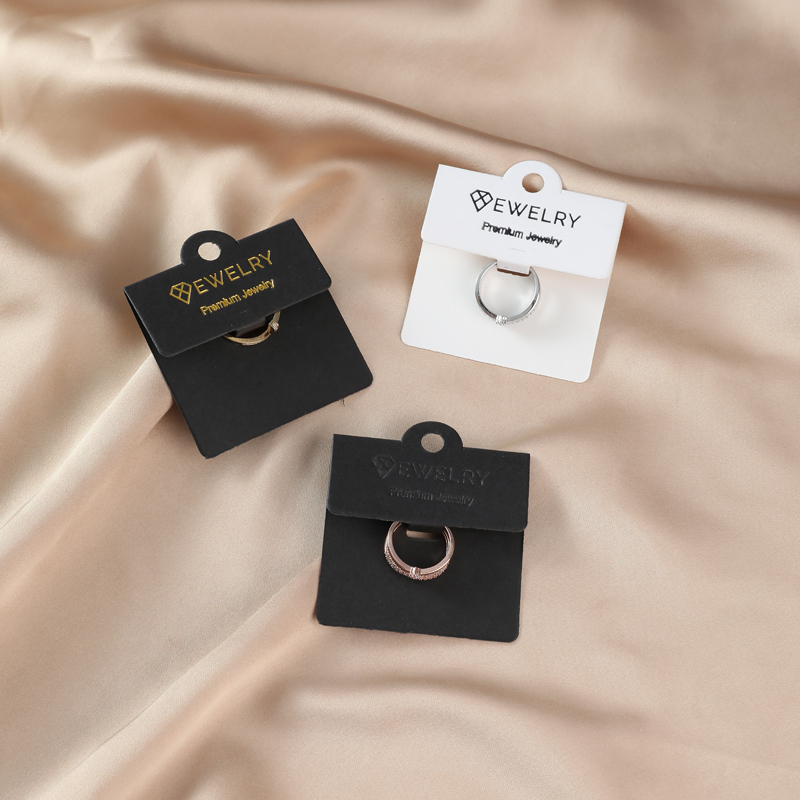 100 Cartes Présentation Bijoux Kraft 9x6cm - Pour Boucles D'Oreilles, Colliers, Fait Main