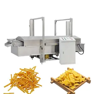 Kızarmış makarna İşleme hattı aperatifler gıda elektrikli fritöz makinesi