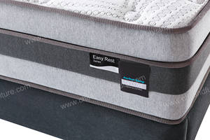 Colchón de Resortes con Espuma Viscoelástica de Alta Calidad, Tamaño Individual y Matrimonial, con Cubierta de Látex <span class=keywords><strong>Mlily</strong></span> en Caja, Marca King Queen Roll Hotel - Product Image 6