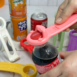 Abridor de Botellas Portátil de Plástico Moderno, Soporte para Teléfono, Abridor de Latas Universal, Antideslizante, Abridor de Tapas de Botellas de Cerveza, Gadget de Cocina - Product Image 3