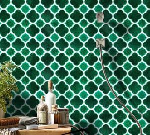 <span class=keywords><strong>Piastrelle</strong></span> in Ceramica Effetto Galassia Stellata <span class=keywords><strong>con</strong></span> <span class=keywords><strong>Fiori</strong></span> Luccicanti, <span class=keywords><strong>Piastrelle</strong></span> da Pavimento e Mosaici da Parete in Diversi Colori - Product Image 4