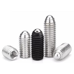 Vis de retenue à bille en titane noir oxydé, classe 4, positionnement mécanique - Product Image 1