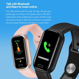 Montre intelligente Fitness Musique Bracelet sportif SmartWatch <span class=keywords><strong>Mi</strong></span> <span class=keywords><strong>Band</strong></span> 6 Relogio Inteligente Montre intelligente étanche Y16 - Product Image 5