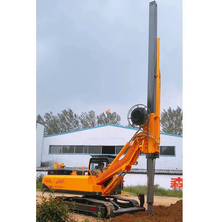 Automatic Different Types Of Pile Driving Equipment Hydraulic Monkey Pile Driver Wheeled Pile Driver