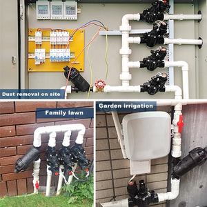 เครื่องตั้งเวลารดน้ำอัตโนมัติ16สถานีพร้อม AC24v/DC12V สำหรับระบบชลประทานการเกษตร - Product Image 6