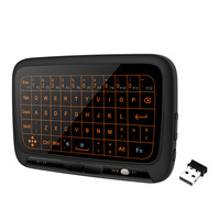 Keyboard Mini 2.4g Touchpad, notebook TV pintar PC kendali jarak jauh nirkabel 2.4g