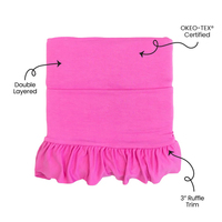 Couverture d'emmaillotage personnalisée en bambou biologique solide pour bébé, en spandex, pour nourrisson et nouveau-né, couverture extensible tricotée en bambou pour enfants
