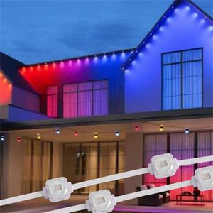 Tiktok thông minh tuya App RGB LED ánh sáng âm nhạc âm thanh kích hoạt cho kỳ nghỉ bên trang trí eave đèn làm bằng bền PC chất liệu - Product Image 5