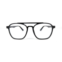 2024 nouvelles lunettes à monture Ultem de haute qualité OEM Clip magnétique polarisé sur lunettes TR90 Logo personnalisé lunettes à monture optique magnétique