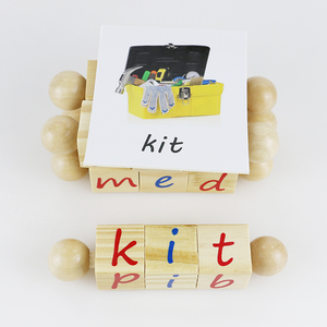 Bloques de Madera Educativos para Niños, Juguetes Inteligentes de Alta Calidad, Montessori, para Aprender a Deletrear y Leer Palabras - Product Image 4