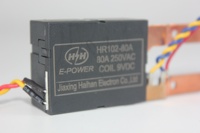 Relais triphasé E-POWER HR102-80A avec bobine simple 80A 9VDC 300 micro-ohms pour compteur d'énergie prépayé