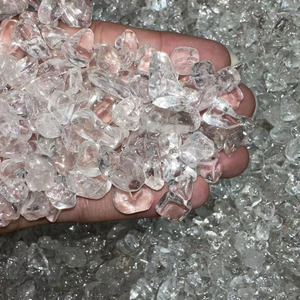 Offre Spéciale sculpté clair Quartz cristal gravier pierres dégringolées Feng Shui Style ange thème pour la décoration de la maison et l'utilisation de cadeaux - Product Image 1