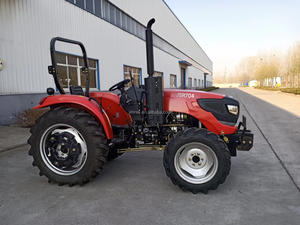 Efisiensi Tinggi 50HP 60HP 70HP 80HP 100hp traktor 4x4 peralatan pertanian roda traktor Memuat sekop penggali - Product Image 5