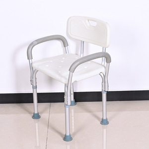 Silla de Ducha Good Fortune de Aleación de Aluminio, Capacidad de 250 Kg, Altura Ajustable, Equipo de Seguridad para Baño para Personas con Discapacidad - Product Image 1