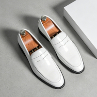 Mocassins décontractés pour hommes, confortables et élégants, style européen, chaussures habillées pour mariage et soirée