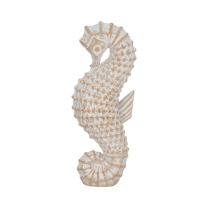 Statuetta Ispirata al Cavalluccio Marino, Decorazione Costiera, Ornamento Nautico per Casa, Bagno, Ufficio, Soggiorno - Product Image 1