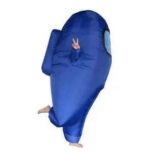 New arrivals thấp moq dành cho người lớn kích thước Polyester Vải Inflatable Phi Hành Gia Linh Vật Trang phục cho Giáng sinh