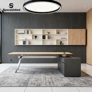 스페이스유나이티드 공장 직영 사무용 가구 고급 사무실 CEO 매니저 임원 책상 - Product Image 1