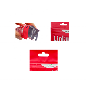 Bolsa <span class=keywords><strong>de</strong></span> Mylar Mate Impresa Personalizada con Cierre Ziplock y Orificio Euro para Caramelos, Pastillas Masticables y Chicles, Bolsa <span class=keywords><strong>de</strong></span> Embalaje Vertical - Product Image 4