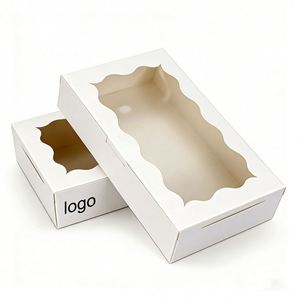 Caja de Embalaje de Papel para Pasteles y Donas Horneadas, Ecológica, Reciclable y de Lujo, con Ventana e Impresión Personalizada para Sushi - Product Image 2