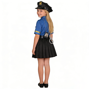 Costume da Sceriffo per Bambine, Set Uniforme per Spettacoli di Halloween, Asilo e Cosplay - Product Image 4