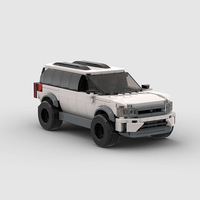 Jouets de construction éducatifs en blocs de plastique ABS à petites pièces, compatibles avec les modèles MOC de voitures de course et SUV, très demandés, pour la marque Brucks