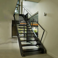 Escaliers modernes en acier corten pour l'extérieur