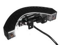 ECE R10 R65 Luces Estroboscópicas de Advertencia de Curva de 180 Grados Lámpara de Indicador Lateral Lámpara de Seguridad Intermitente para Rv Semirremolque Camión SUV