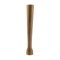 Pilon en bois pour Cocktails Broyeur à glace en bois Durable Bois Mojito Pilon Boissons Avocat Herbes Fruits Cuisine Bar Outil