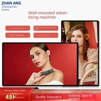 Écran tactile commercial tout-en-un intelligent Android 4K avec affichage graphique mural, publicité numérique, fenêtre LED SDK