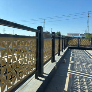 Panneau mural en aluminium perforé découpé au laser, design moderne personnalisé en gros, façade décorative sculptée pour hôtel, villa, centre commercial - Product Image 3