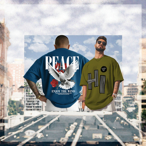Camiseta de manga corta extragrande para hombre, camiseta estampada de mezcla de algodón, ropa de calle de verano - Product Image 3