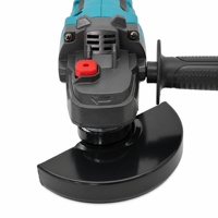 Meuleuse d'angle industrielle sans balais 21V, 6500 tr/min, 125mm, robuste, pour travaux sur panneaux de ciment